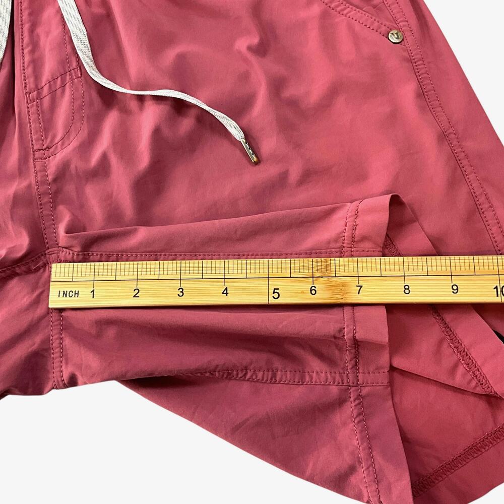 Vuori Kore Shorts Mens Small ? Red Lined Elastic Waist Drawstring Pockets Casual - Picture 10 of 11